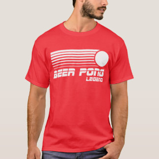 T-shirt La légende de la bière Pong T