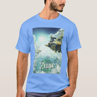 T-shirt La Légende de Zeldaears ofhe Royaume Link Nuageux