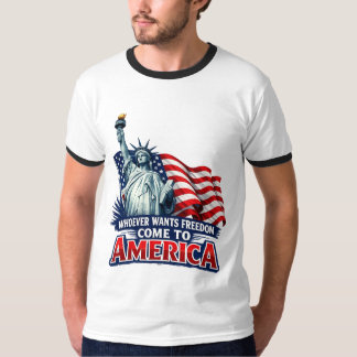 T-shirt La liberté commence ici