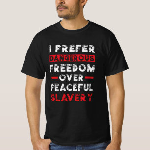 T-shirt La liberté face à la peur