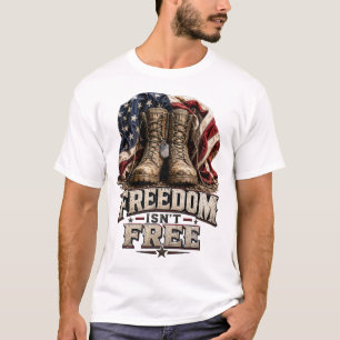 T-shirt La liberté n'est pas gratuite – Bottes militaires
