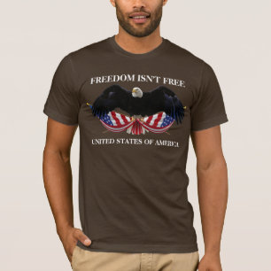 T-shirt La liberté n'est pas l'aigle chauve libre
