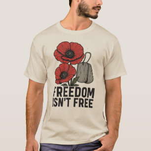 T-shirt La liberté n'est pas libre - Hommage à Memorial Po
