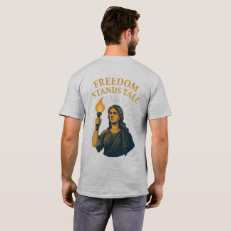 T-shirt La Liberté Se Dresse Fière – Une Torche Pour Tous