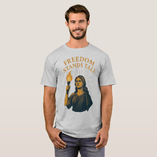 T-shirt La Liberté Se Dresse Fière – Une Torche Pour Tous