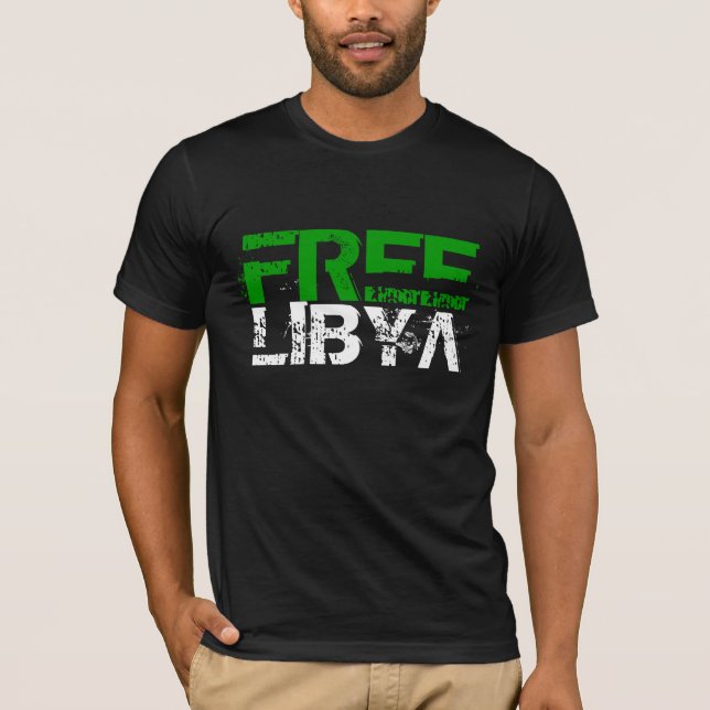 T-SHIRT LA LIBYE LIBRE (Devant)