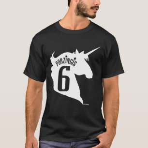 T-shirt La licorne - Kristaps Porzingis (Blanc)