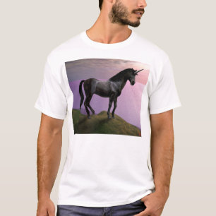 T-shirt La licorne noire évasive
