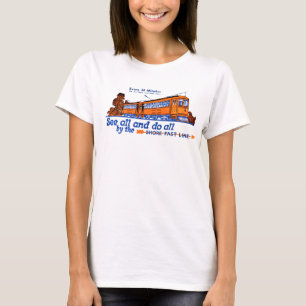T-shirt La ligne rapide service de rivage de chariot