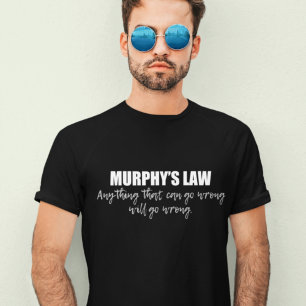 T-shirt La loi de Murphy