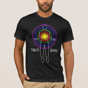 T-shirt La Long-douille noire T des hommes