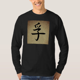 T-shirt La longue douille de symbole de VÉRITÉ des homme
