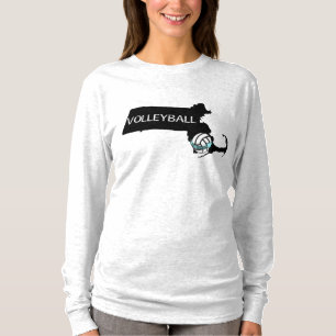 T-shirt La longue douille des femmes : Logo maximum de