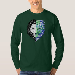 T-shirt La longue douille des hommes mystiques tirés par