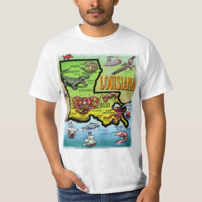 T-shirt La Louisiane (Devant)