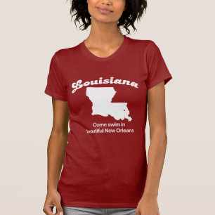 T-shirt La Louisiane - bain venu la belle Nouvelle-Orléans