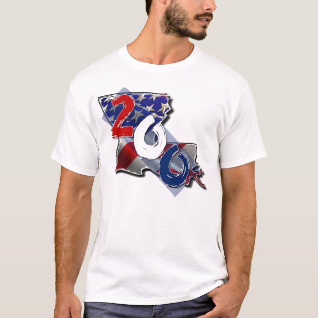 T-shirt La Louisiane bicentenaire (Devant)