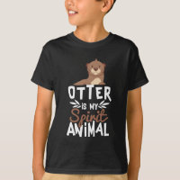 La loutre mignonne est mon poster de animal