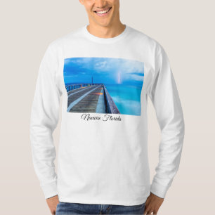 T-shirt La Lumière À Navarre Beach Pier Longues Manche C