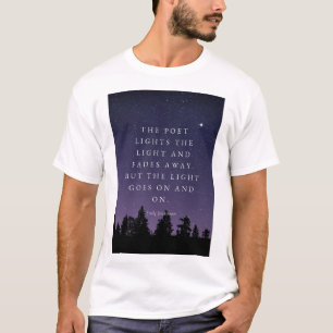 T-shirt La Lumière Continue - Poster Emily Dickinson