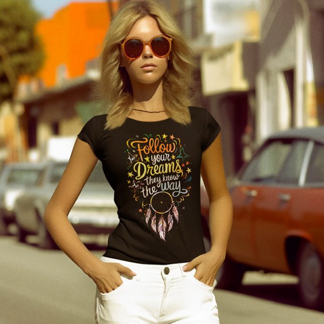T-shirt La lumière guide des rêves (Créateur téléchargé)