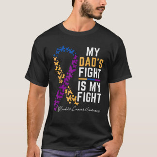 T-shirt La lutte de papa est ma lutte Soutenir la sensibil