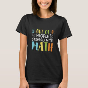 T-shirt La lutte des enseignants de mathématiques avec le