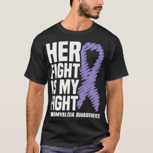 T-shirt La lutte est ma lutte contre la fibromyalgie sensi