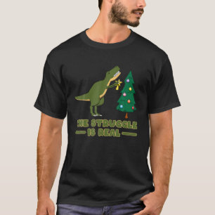 T-shirt La Lutte Est Un Dinosaure Réel
