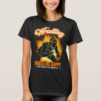 T-shirt La Lutte Me Rend Heureux, Tu N'Es Pas Tant Que Je 