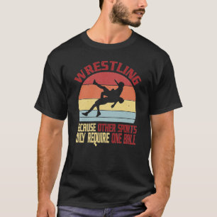 T-shirt La Lutte Parce Que D'Autres Sports Ne Nécessitent