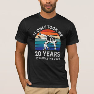 T-shirt La Lutte Retro M'A Pris 20 Ans Pour Lutter Ce G