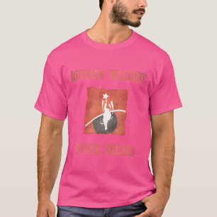 T-shirt La machine russe ne rompt jamais le cinq hockey ru