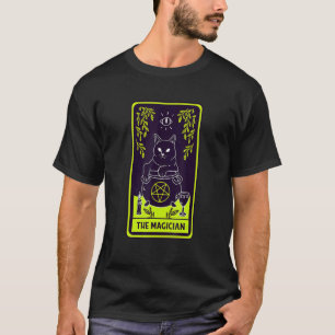 T-shirt La magicienne de chat de sorcière Illusions Magici