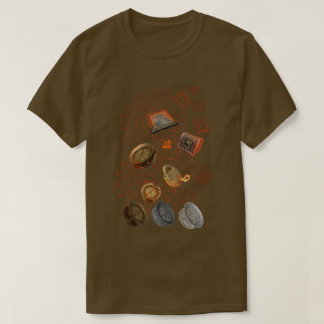 T-shirt La maille triple 3D a balayé le côté de la