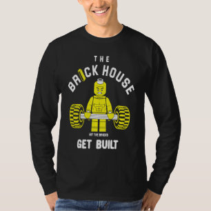 T-shirt La maison de brique frappe les briques pour se con