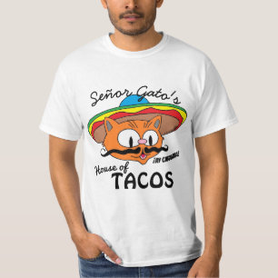 T-shirt La maison des Tacos de Señor Gato