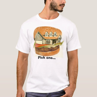 T-shirt La maison d'hamburger, sélectionnent un…