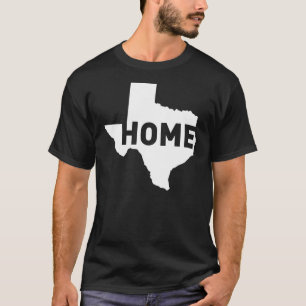 T-shirt La maison est où le Texas est