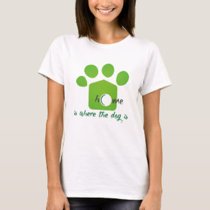 T-shirt la maison où se trouve le chien