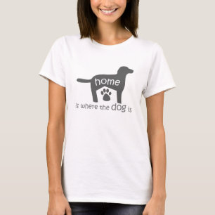 T-shirt la maison où se trouve le chien
