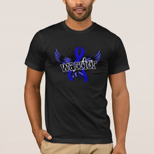 T-shirt La maladie de Huntington du guerrier 16 (Devant)