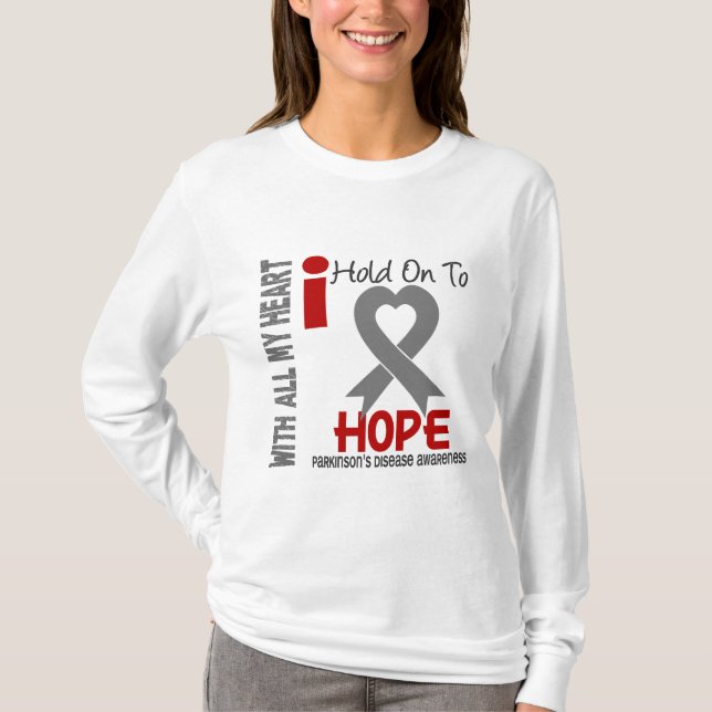 T-shirt La maladie de Parkinsons que je me tiens dessus (Devant)
