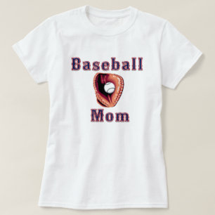 T-shirt La maman de base-ball… a actionné par la caféine