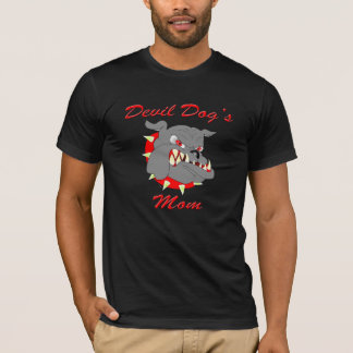 T-shirt La maman de chien de diable