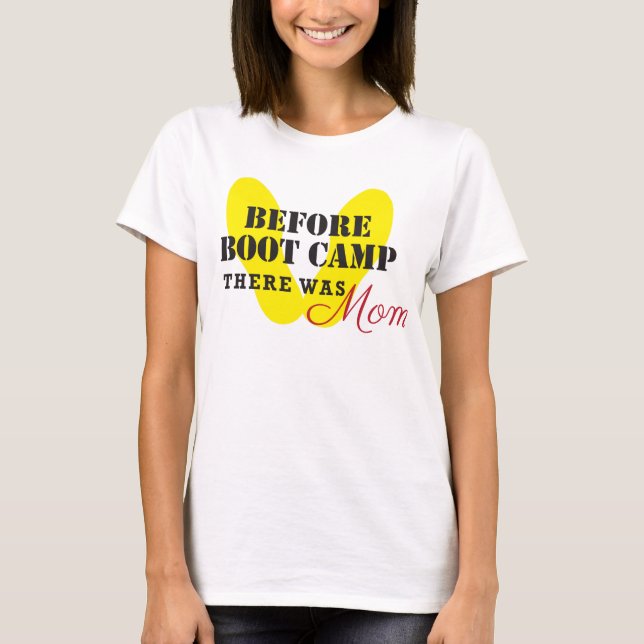 T-shirt La maman de la recrue marine (Devant)