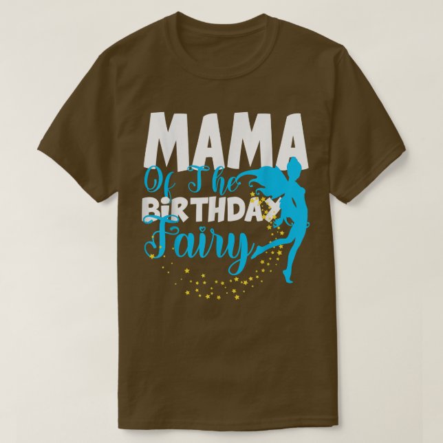 T-shirt La maman de l'Imaginaire de la fée d'anniversaire (Design devant)