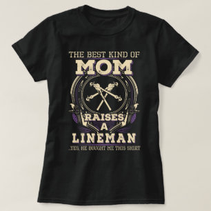 T-shirt La maman de Lineman