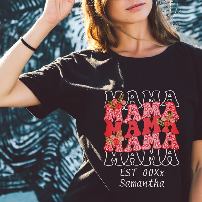 T-shirt La maman personnalisée est de lire la journée de l (Créateur téléchargé)