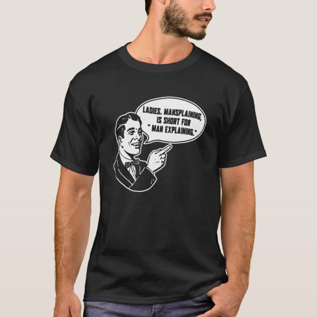 T-shirt La Manipulation Est Courte Pour L'Homme Expliquant (Devant)